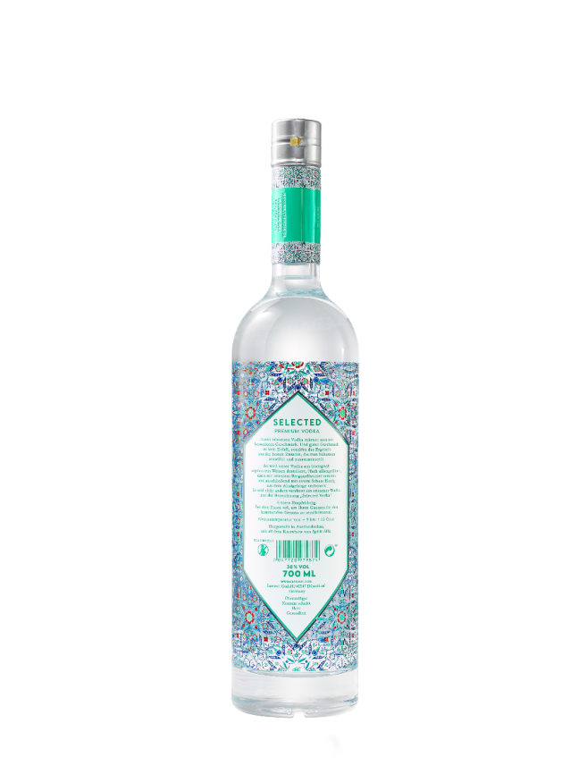 0,7Ltr Vodka Premium 38% Selected