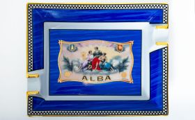 Elie Bleu - Aschenbecher Alba Blau