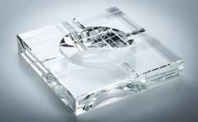 Passatore - Aschenbecher Kristallglas 4 Ablagen