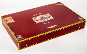 Elie Bleu - Backgammon Spielbox "Flor de Alba" Roter Bergahorn