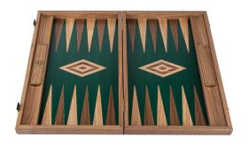 Backgammon American Walnut with side racks